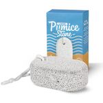 NIMXY Large Pumice Stone for Feet and Hands 1 Pc – Feet Hard Skin Remover – Foot Scrubber for Dead Skin – Natural Foot File and Callus Remover for Skin Exfoliation (Grey)