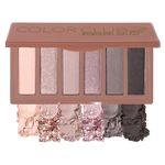 SUSIKEKI 6 Colors Mini Naked Eyeshadow Makeup Palette Rosy Neutral Nude Eye Shadow Shimmer & Matte Make Up Pallet with Mirror Highly Pigmented Long Lasting Waterproof Travel Size Gift Kit 02