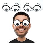 3 Pieces Funny Eye Glasses Funny Costume Eye Glasses Giant Googly Eyes Glasses Googly Glasses For A Fun Party