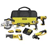 DEWALT 20V MAX Cordless Drill Combo Kit , 6-Tool (DCK661D1M1)