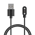 kwmobile USB Cable Charger Compatible with Blackview R3 / R3 Pro Cable - Charging Cord for Smart Watch - Black