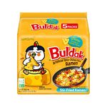 Samyang Ramen Korean Noodles Hot / Mild / Stir Fries / Soups (Buldak Cheese, .5Pack), 4.93 Ounce (Pack of 5)