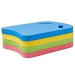 Bramble - Pack Water Float for Swimming Pools, EVA Foam Kickboard Aid for Kids & Adults in Red, Yellow, Blue & Green - 29 x 41 cm (8 Pack)