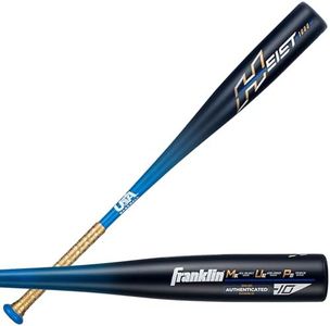 Franklin Sports Youth Baseball Bat - Heist Kids Baseball Bats for Ages 8-12 - 2 5/8" Inch Big Barrel Kids Metal Bat - Youth Drop -10 Aluminum Bats - USA Baseball - 29" Inch / 19oz. - Royal 1000