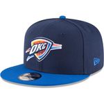 New Era NBA 2-Tone 9FIFTY Adjustable Snapback Hat Cap One Size Fits All, Oklahoma City Thunder, One Size