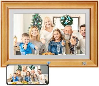 KODAK Digital Picture Frame 14.1 Inch WLAN Electronic Picture Frame Full HD IPS Touchscreen Smart Photo Frame Cloud with App, 32GB Memory, Automatic Rotation, Sharing Pictures, Music, Videos