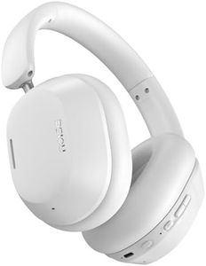 Noise Newly Launched Airwave Max 5 Wireless Over Ear Headphones with Adaptive Hybrid ANC (up to 50dB), HFA Tech, 80H Playtime, Dual Pairing(Calm White)