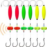 Dovesun Catfish Rigs Catfish Float Rigs 6PCS Catfishing Tackle Santee Rig Circle Hooks for Peg Floats Catfish 5/0 Hooks