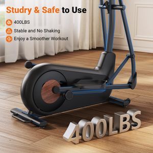 MERACH Long Stride Elliptical Trainer – Home Cardio Machine