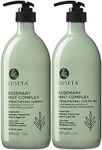 Luseta Rosemary Mint Strengthening Shampoo and Conditioner Set Nourish & Smooth Damaged Hair Thickening Shampoo for Thinning Hair,Add Shine for All Hair Types, for Men and Women 33.8oz×2