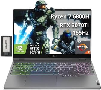 Lenovo Legion 5 Gen 7 15.6" FHD 165Hz Gaming Laptop, AMD Ryzen 7 6800H, 64GB DDR5, 2TB SSD, GeForce RTX 3070 Ti, RGB Backlit, Nahimic Audio, Wi-Fi 6E, Win 11 Home, Gray, 256GB Docking Station Set