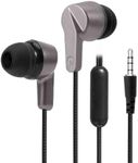 UrbanX R2 Wired in-Ear Headphones with Mic for Amazon Fire HD 10 with Tangle-Free Cord, Noise Isolating Earphones, Deep Bass, in-Ear Bud Silicone Tips