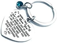 When I Tell You I Love You Gift Keychain I Love You Gifts for Him Her Boyfriend Xmas Gifts from Girlfriend Birthday Gifts for Wife Fiancee Gifts Keyring for Her Bf Gifts