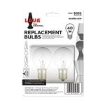 Lava Lite 5032-6 40 Watt Replacement Bulbs for 16.3-Inch Lava Lamps, 2-Pack