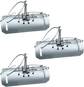 Molecatching Pack of 3 Mole Traps, Tunnel or Duffus Type, Stainless Steel, with Video Instructions