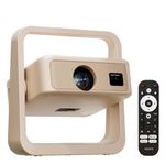 Wzatco Yuva Infinity, Google TV Official, Native 1080P Projector, 1200 ANSI Ultra Bright, Fully Automatic,Sealed Optical Engine, Smart Theater for Room, Portable 300" Cinema