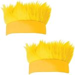 Beistle 2 Piece Yellow Hairy Headba