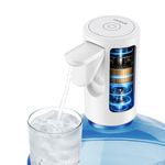 UN1QUE Water Dispenser Pump for 20 Litre Bottle, Foldable Water Dispenser for Home, Type-C Rechargeable Water Pump with 1.35L/Min Fast Flow, Wireless Water Can Dispenser Home Office Outdoor