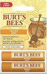 Burt's Bees Lip Balm Multipack, Chapstick Lip Balms With Honey & Beeswax, Duo Value Pack, 2x4.25g