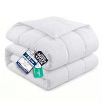 Utopia Bedding Double Duvet – 4.5 Tog Lightweight Coverless All Season Duvet, Soft Breathable Microfiber with Box Stitching, 200x200 cm (White)