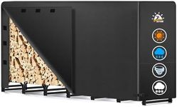 Zettum 8ft Firewood Log Rack - Outd