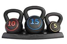 HooKung 3-Piece Kettlebell for Home