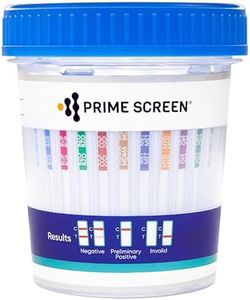 Prime Screen Multi-Drug Urine Test Cup 14 Panel Kit - Test 14 Drugs Including Marijuana (THC),OPI,AMP, BAR, BUP, BZO, COC, mAMP, MDMA, MTD, OXY, PCP, PPX, TCA - [2 Pack]