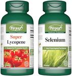 VORST Premium Lycopene 60 Capsules and Selenium 90 Capsules (Combo Bundle 2 Bottles)