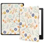 CoBak Kindle Paperwhite Case - All New PU Smart Cover with Auto Sleep Wake Feature for Kindle Paperwhite Signature Edition and Kindle Paperwhite 11th Generation 2021 Released, Floral