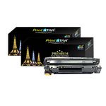 Print Star Canon 925 Single Colour Black Toner Cartridge Replacement of Canon Laser Shot LBP6018B Compatible with Laserjet Image Class MF3010 Printer, L100, L110, L200, L210, L300, L350. (Pack of 2)