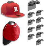 BRATEAYA Adhesive Hat Hooks for Wal