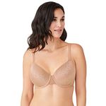 Wacoal Women's Plus Size Back Appeal Full Coverage T-Shirt Bra, Praline, 42DDD