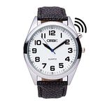 Big and Clear English Voice Talking Watch for Blind, Visually impaired or Elderly. (Black)