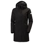 Helly Hansen Womens Aden Long Coat, M, Black