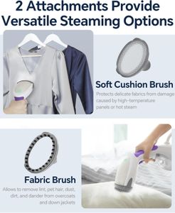 BEAUTURAL Portable Clothes Steamer – Handheld Fabric Garment Steamer