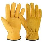 Leather Work Gloves for Men and Wom