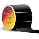 Spurtar Gloss Black Vinyl Wrap Tape - 5CMx6M Air-Release Adhesive Vinyl Wrap for Cars Anti-Scratch Car Door Sill Protector Car Sill Protectors Strips for Most Cars(High Gloss,2inchx20 Ft)