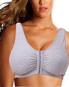 Post Surgical Bra Front Closure Post Surgery Bra Post Op Front Close Bras Sports Bra Mastectomy Bra Wirefree for Women, Medium, Medium