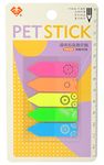 85 Pieces Plastic Flags Index Tabs Sticky Notes Writable Labels Page Marker Bookmarks Text Highlighter Strips, 5 Colors