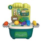 Buy High My House Cashier Handbag My Kitchen Set Luxury Kitchen Set Cooking Toy with Briefcase and Accessories pretend play kitchen toys Children's Mini Multifunctional Supermarket Plastic Kitchen Food Play Set for Girls & Boys (Multi Color) (MY HOUSE CASHIER)