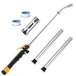 RVOREN 6Pcs RV Water Heater Anode Rod & Flush Wand Combo with Element Socket, 9.25"L x 3/4"NPT Thread Magnesium Rod, Camper Hot Water Tank Cleaning Rinser, Replacement Part for Suburban Water Heater