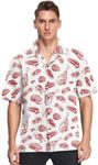 visesunny Mens Novelty Dress Shirts