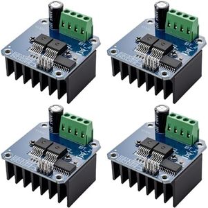 4-Piece Set of BTS7960 43A High-Power Motor Driver Modules, Ideal for Arduino with Current Limiting Function and Suitable as Smart Car Driver Modules