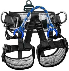 HandAcc Climbing belts, Thicken Professional Large Size Safety Seat Belts for Tree Climbing, Rescuing Work, Rappelling