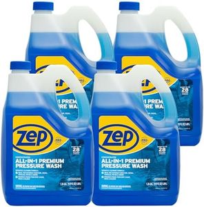 Zep All-In-1 Pressure Wash Cleaner (Case of 4) Concentrated Formula Makes 28 Gallons (ZUPPWC160)