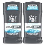 Dove Men+Care Deodorant Stick, Clean Comfort 3.0 oz, Pack of 2