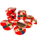 50 Milk Chocolate Santa Coins Christmas Party Chocolate Bag Chocolate Sweets by The Sweet Treat Gifting Co.