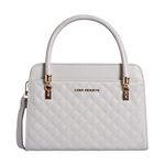 Lino Perros Faux Leather Handbag (WHITE)