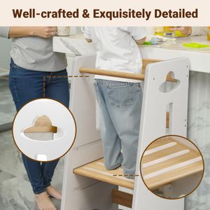 COSYLAND Toddler Standing Tower – Adjustable Kitchen Helper