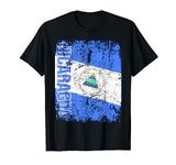 NICARAGUA Flag Vintage Distressed NICARAGUA T-Shirt